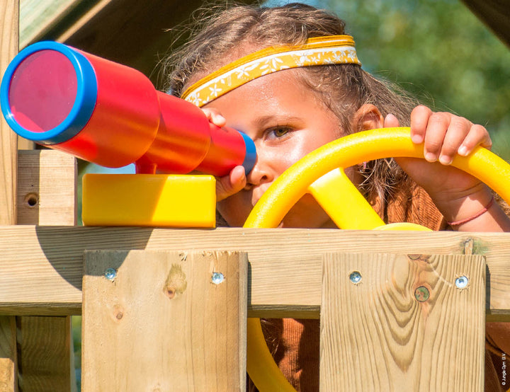 Jungle Fort | Wooden climbing frame with swing