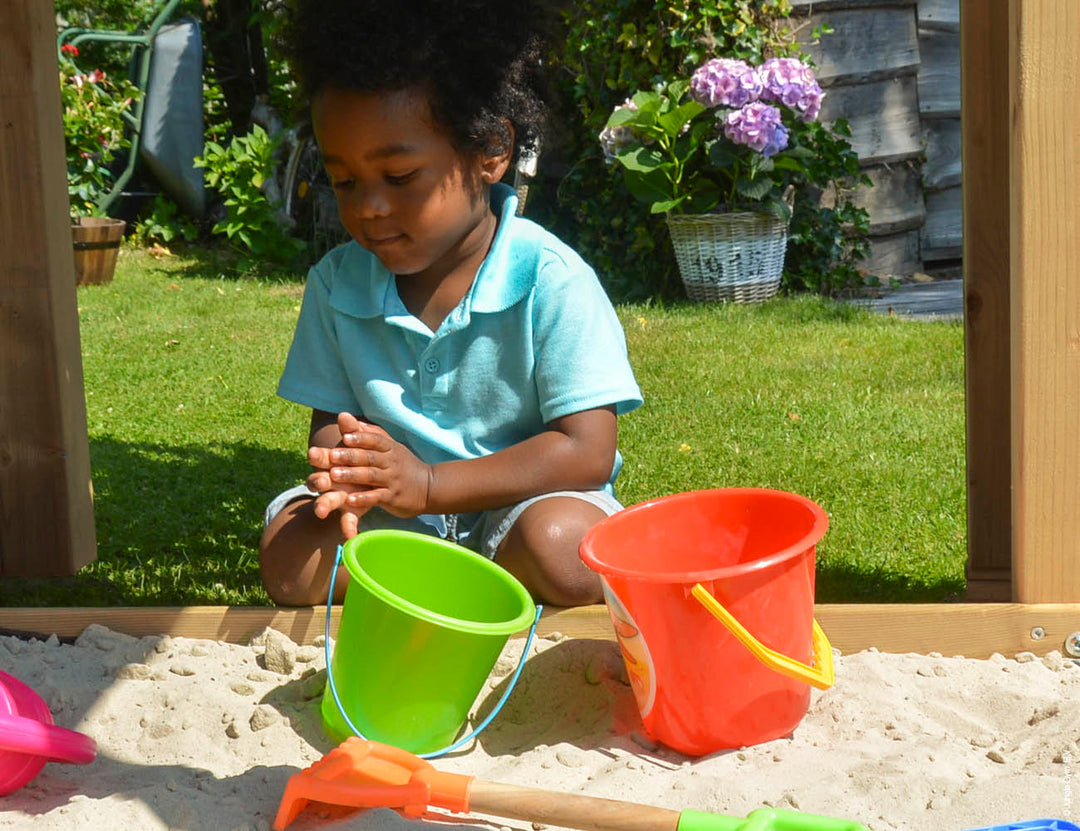 Jungle Palace | Wooden climbing frame with double swing