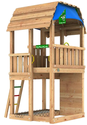 Spielturm mit Rutsche - Jungle Barn