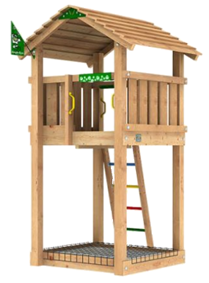 Spielturm aus Holz - Jungle Cottage