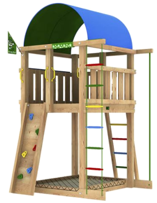 Spielturm Kinder - Jungle Villa